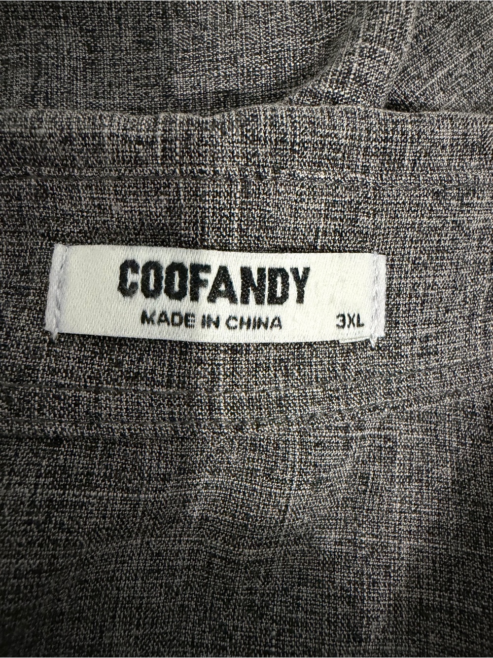 Coofandy Gray Men’s Button Down Shirt - Picture 4 of 5